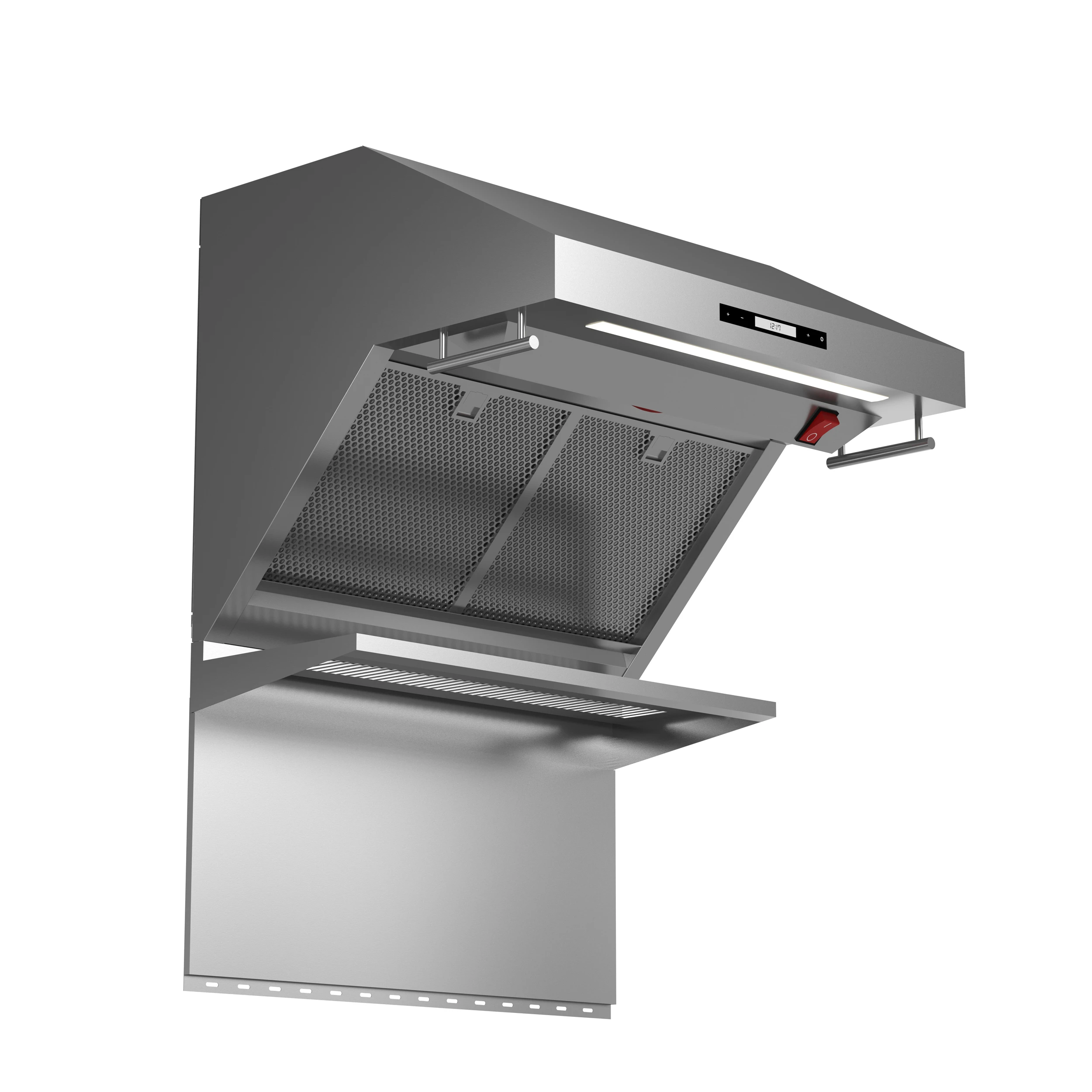 Savona 30-Inch Wall Mount Range Hood, Hybrid Filters, Backsplash Included FRHWM502930HB