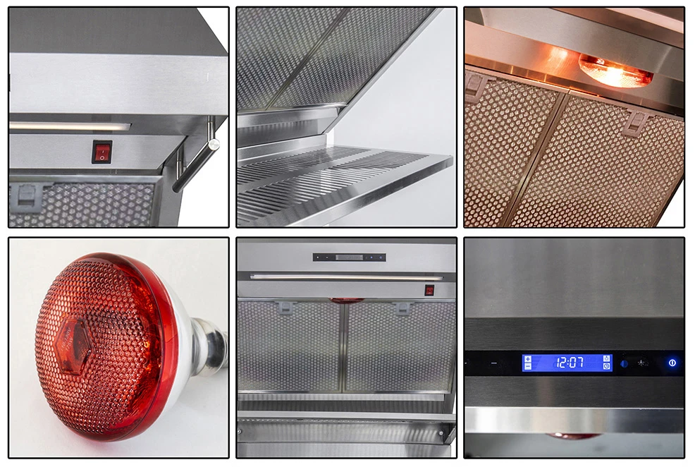 Savona 30-Inch Wall Mount Range Hood, Hybrid Filters, Backsplash Included FRHWM502930HB