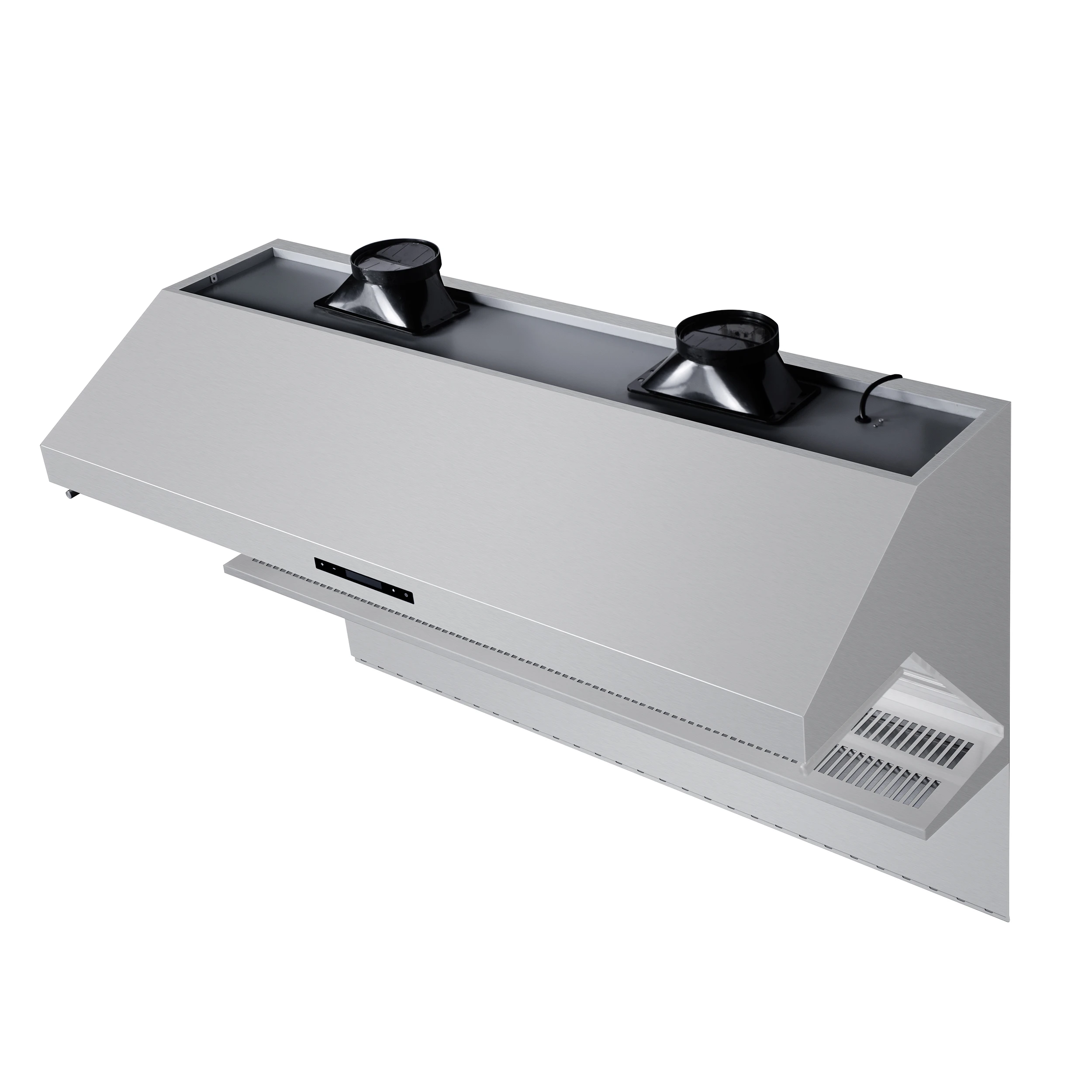 Savona 60-Inch Wall Mount Range Hood, Baffle Filters & Backsplash, Heating Lamps FRHWM502960