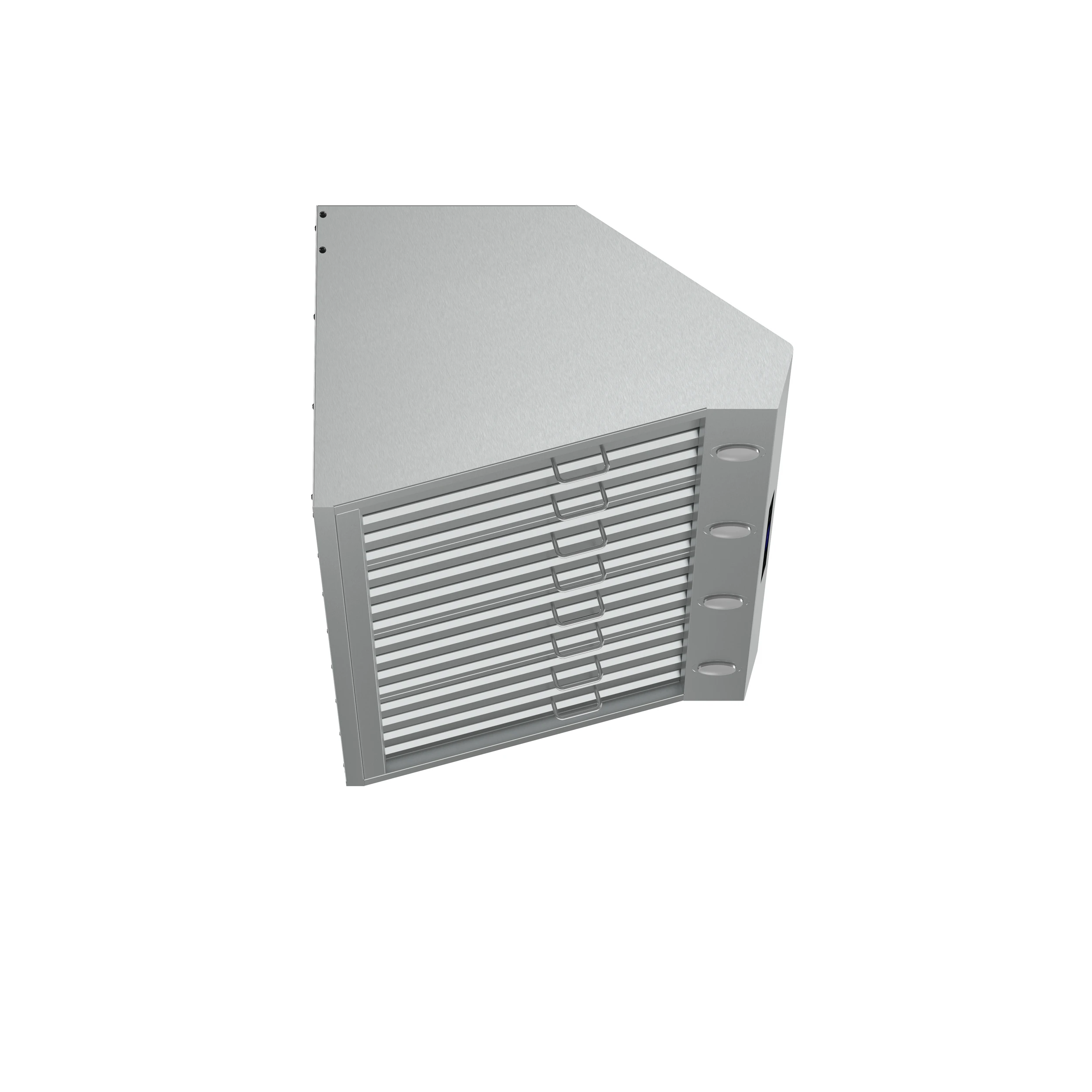 Palazzo 48-Inch Wall Mounted Range Hood, Stainless Steel, Heavy Duty Baffle Filters, Remote Control FRHWM503048