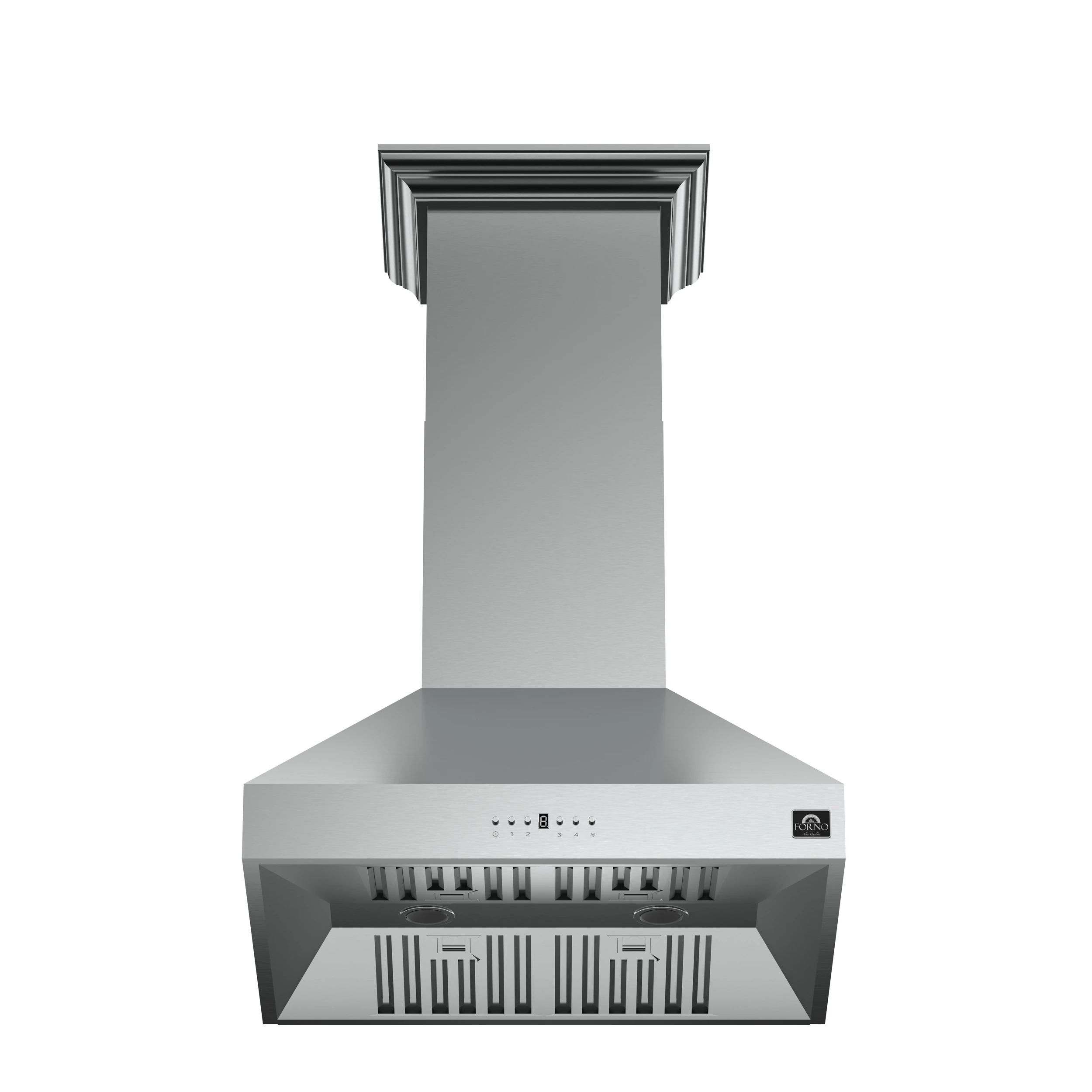Orvieto 30-Inch Wall Mount Range Hood, LED Lighting, Heavy Duty, Stainless Steel FRHWM509430