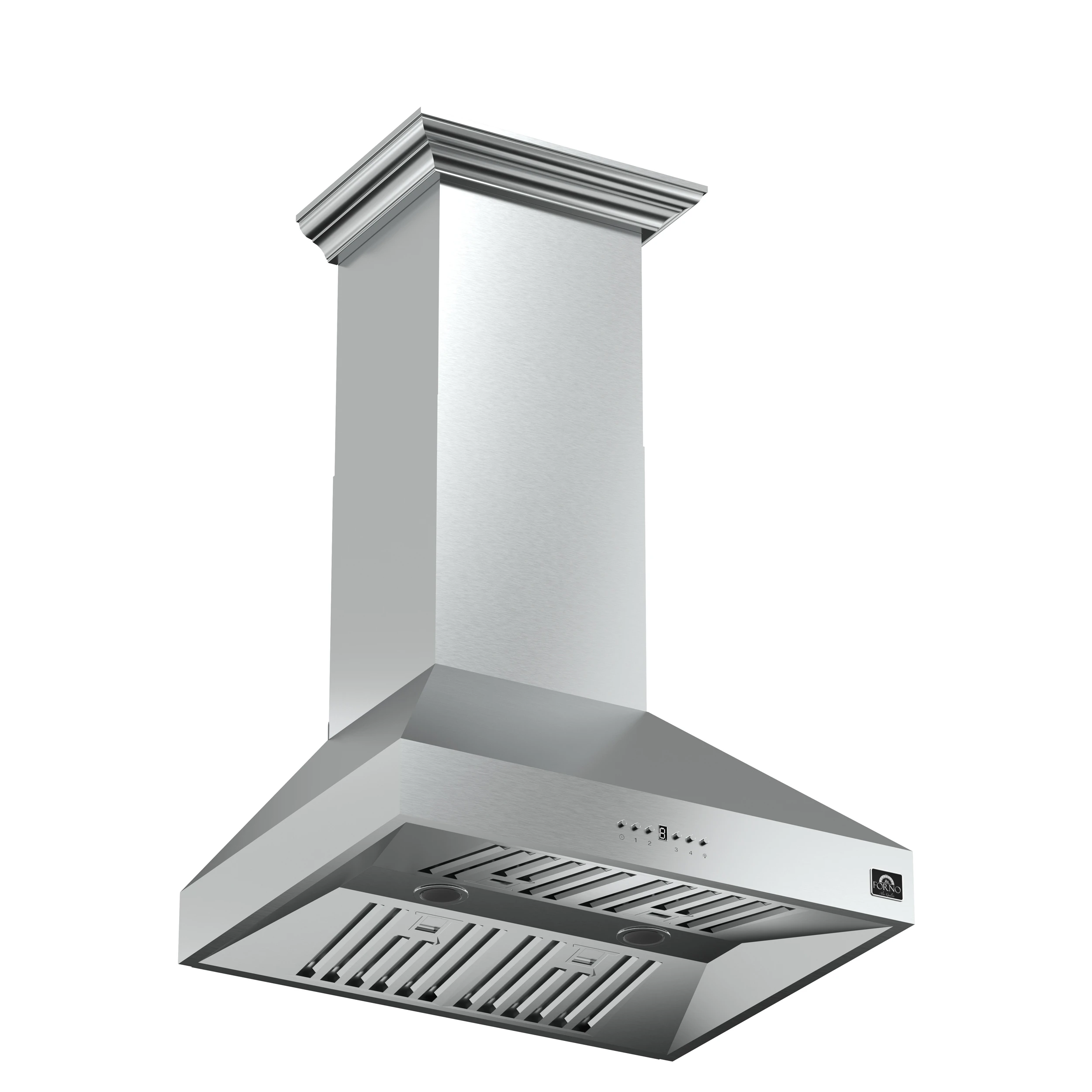 Orvieto 30-Inch Wall Mount Range Hood, LED Lighting, Heavy Duty, Stainless Steel FRHWM509430