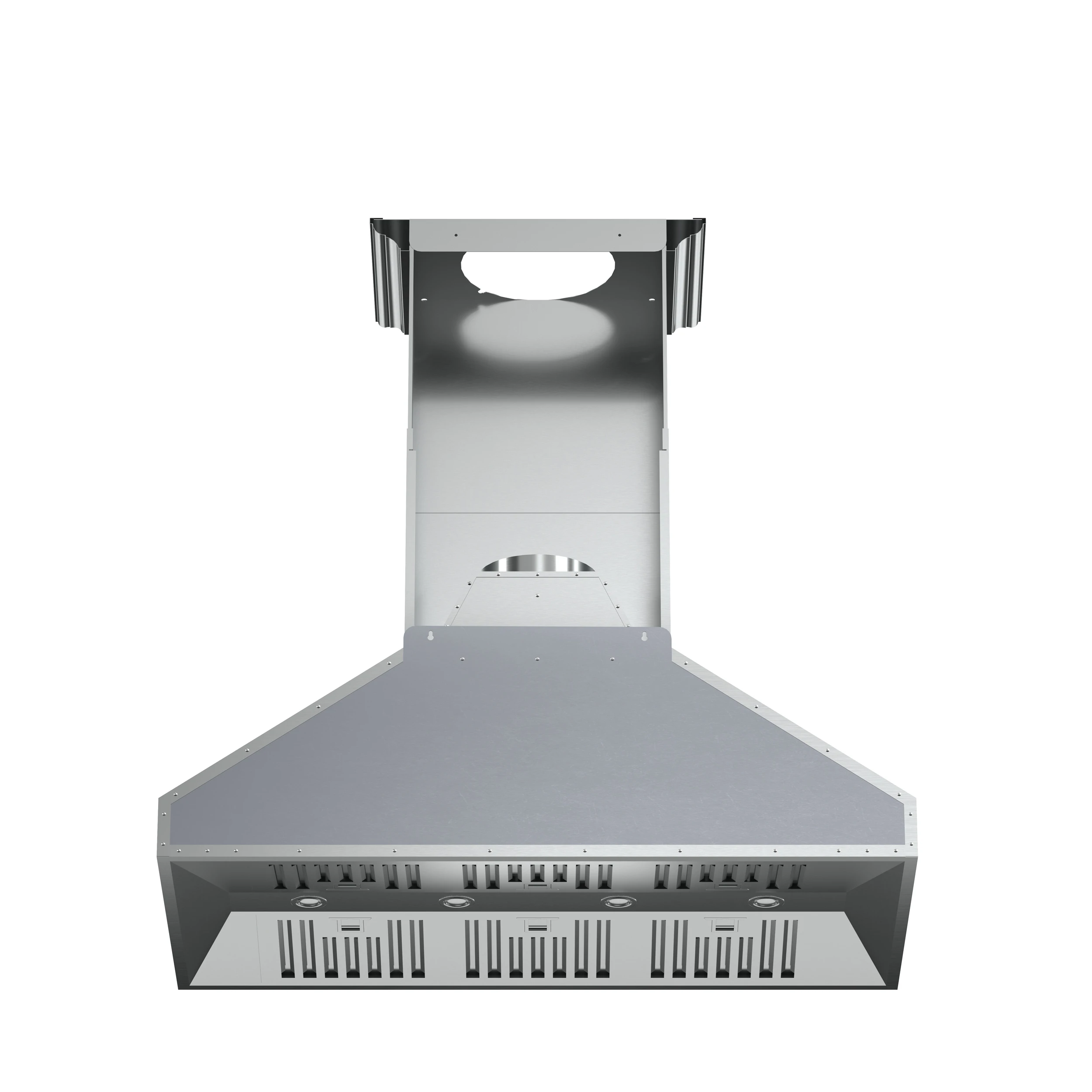 Orvieto 48-Inch Wall Mount Range Hood, LED Lighting, Heavy Duty, Stainless Steel FRHWM509448