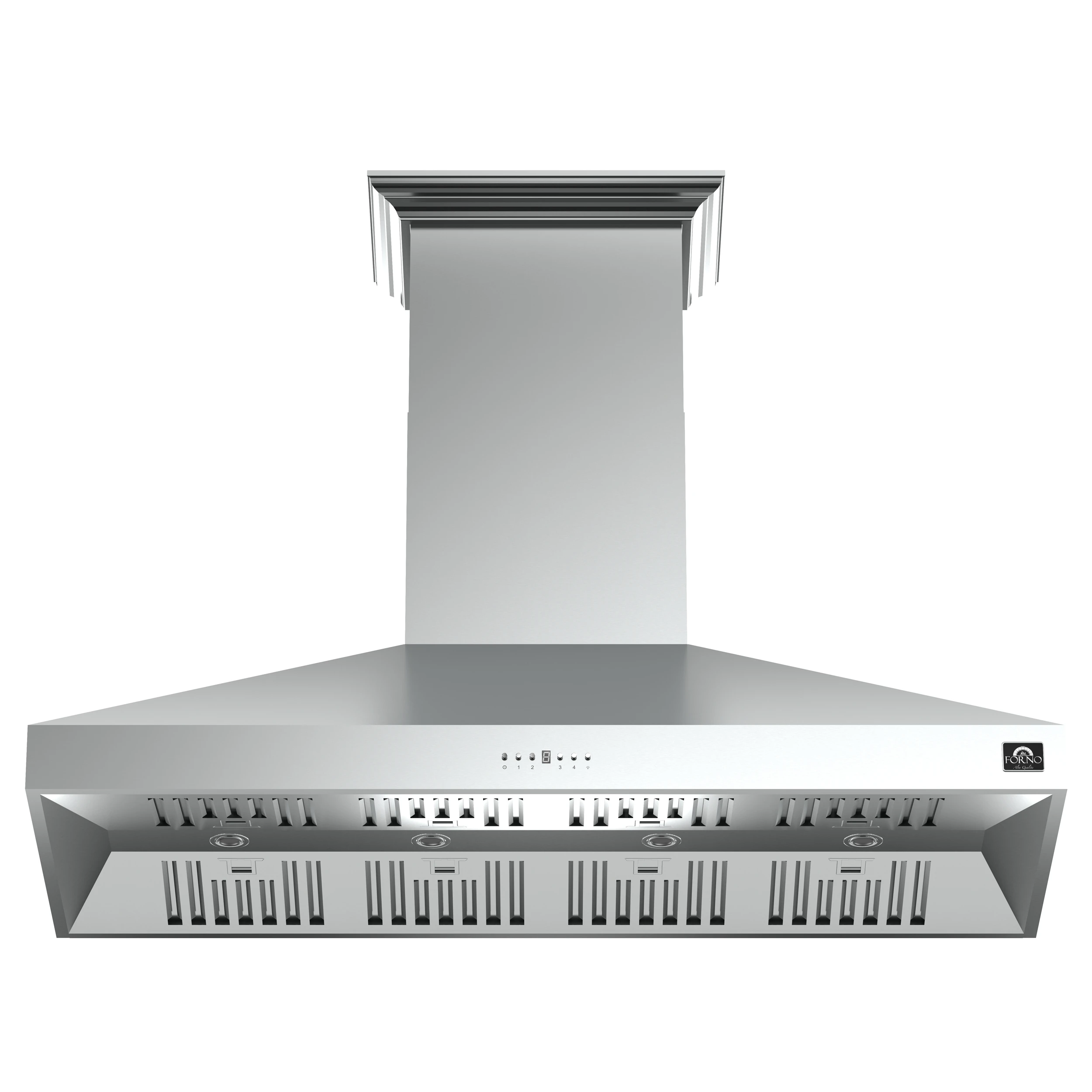 Orvieto 60-Inch Wall Mount Range Hood, LED Lighting, Heavy Duty, Stainless Steel FRHWM509460