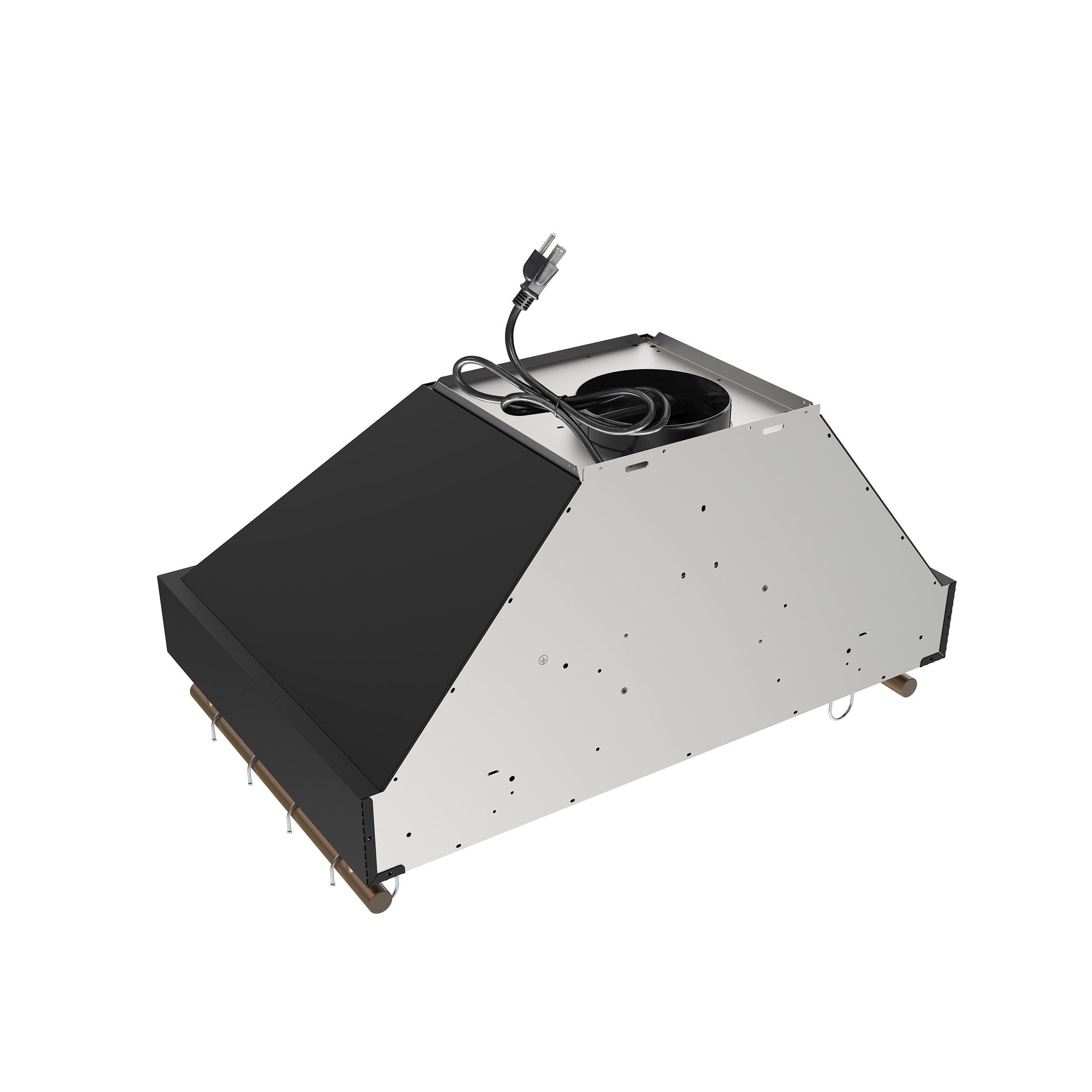 Venezia 30 Inch Wall-Mounted Range Hood in with Touch Controls and Baffle Filters FRHWM550330BLK