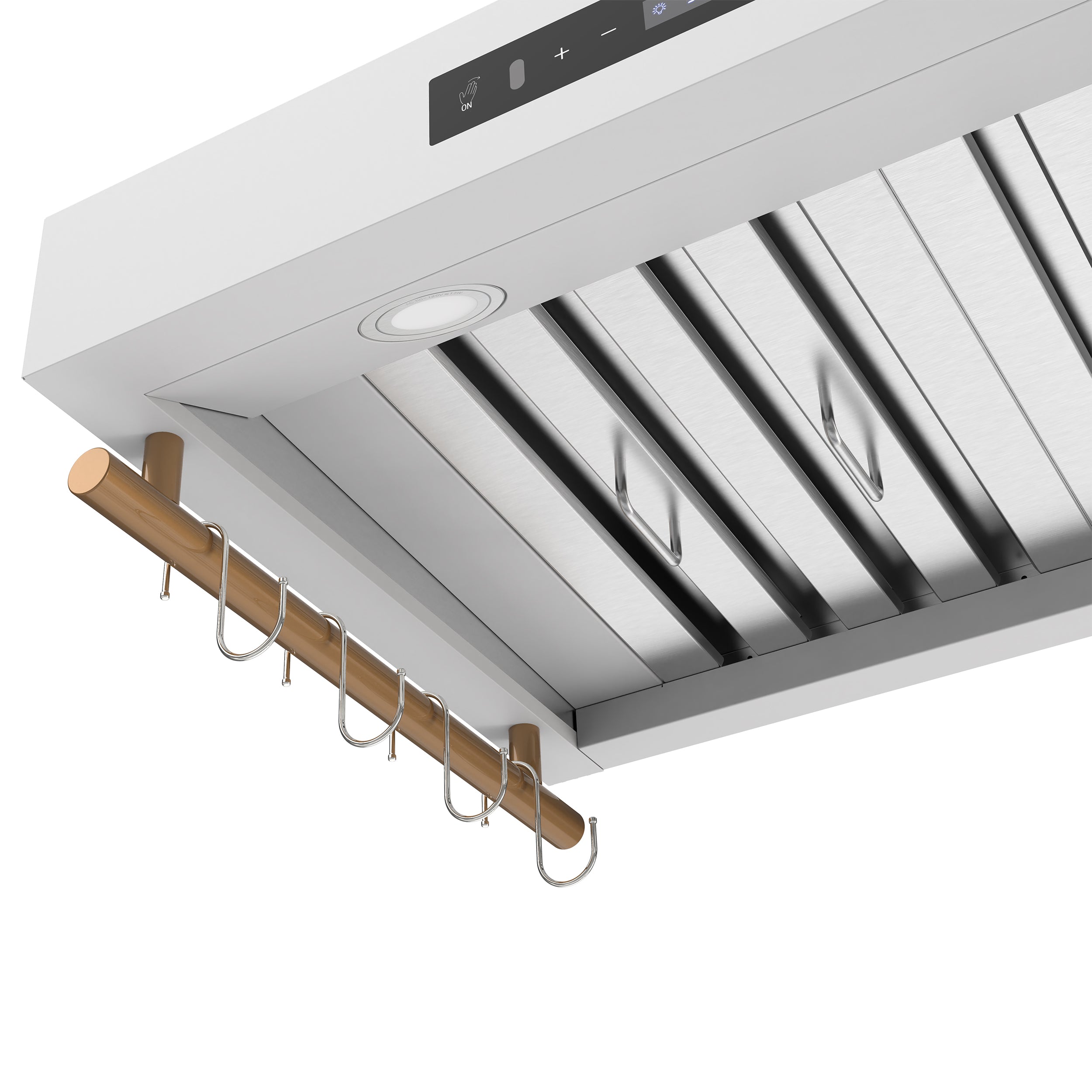 Venezia 30 Inch Wall-Mounted Range Hood in with Touch Controls and Baffle Filters FRHWM550330WHT