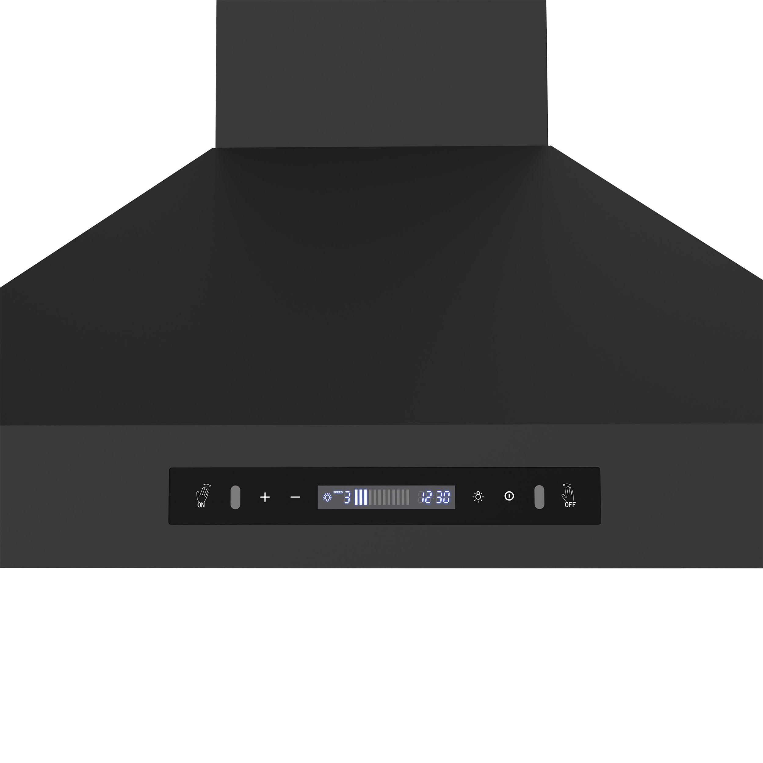 Venezia 36 Inch Wall-Mounted Range Hood in with Touch Controls and Baffle Filters FRHWM550336BLK