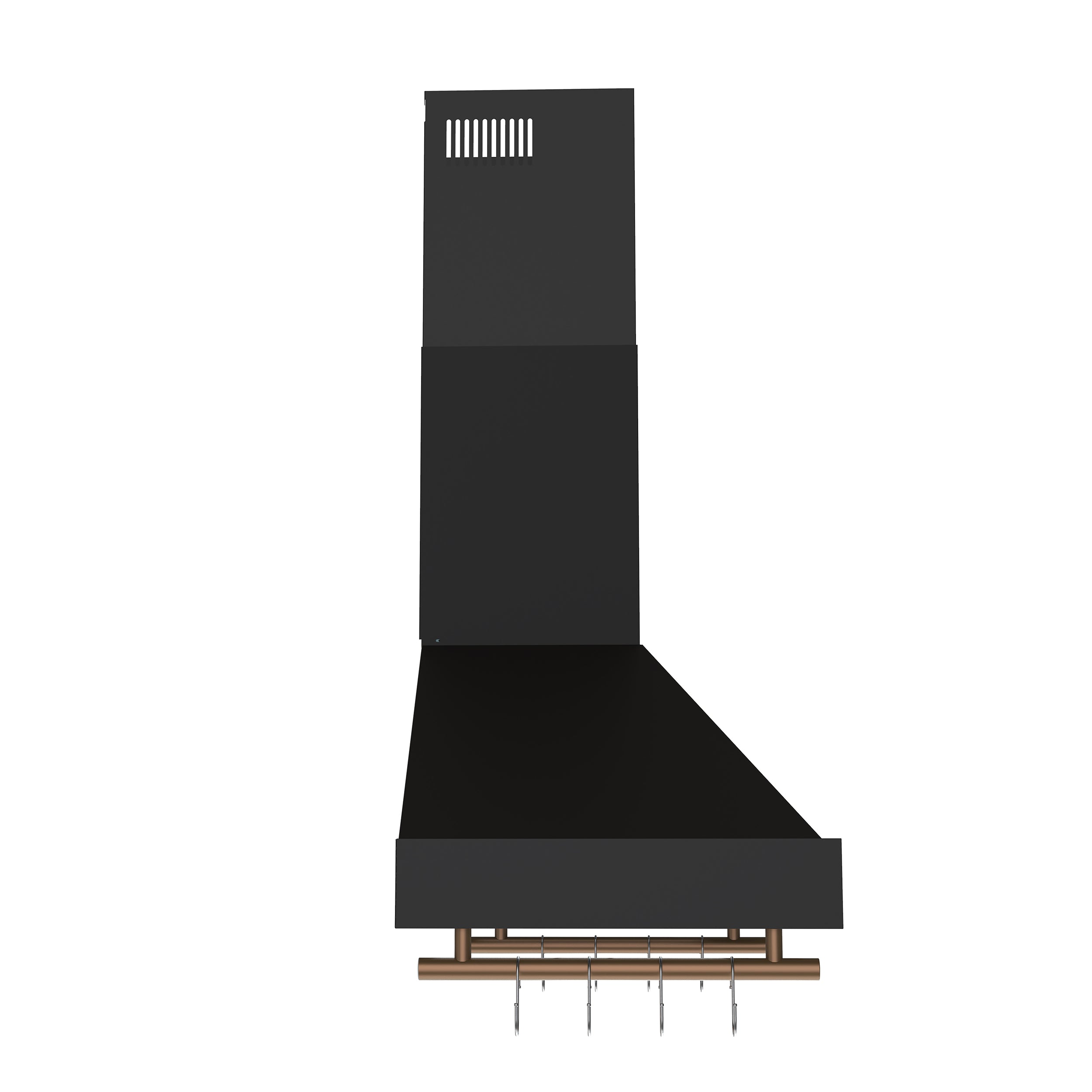 Venezia 36 Inch Wall-Mounted Range Hood in with Touch Controls and Baffle Filters FRHWM550336BLK