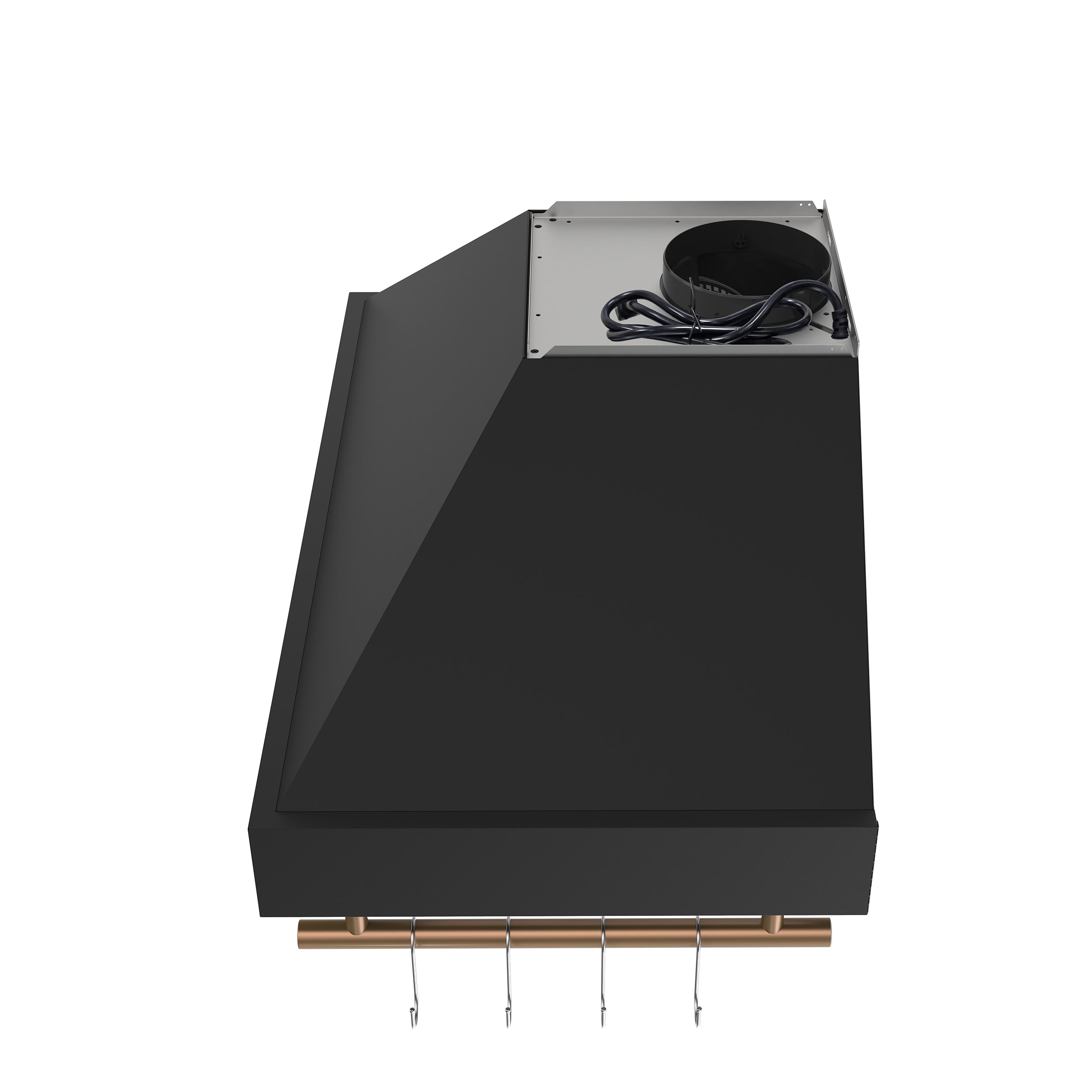 Venezia 36 Inch Wall-Mounted Range Hood in with Touch Controls and Baffle Filters FRHWM550336BLK