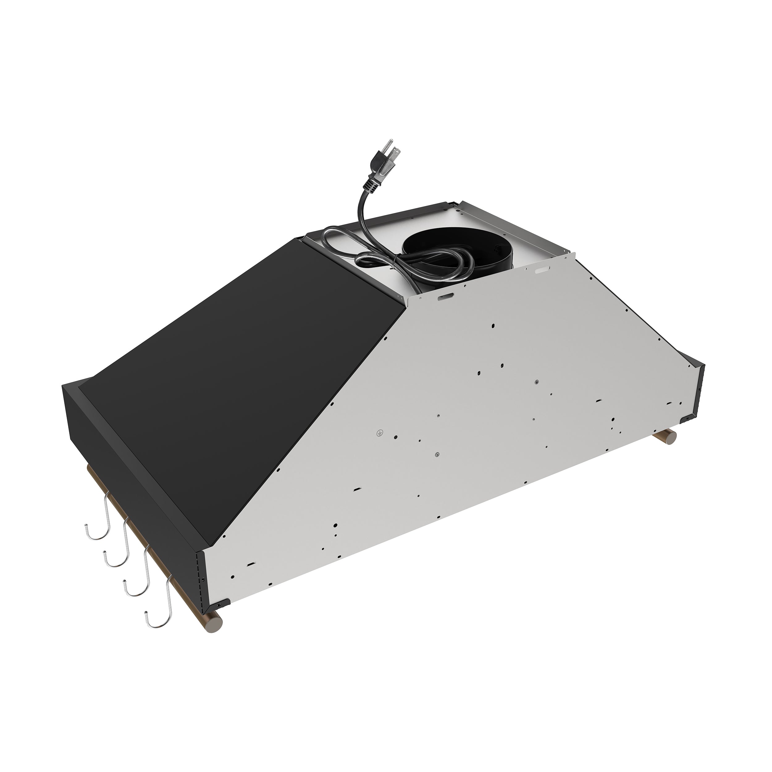 Venezia 36 Inch Wall-Mounted Range Hood in with Touch Controls and Baffle Filters FRHWM550336BLK