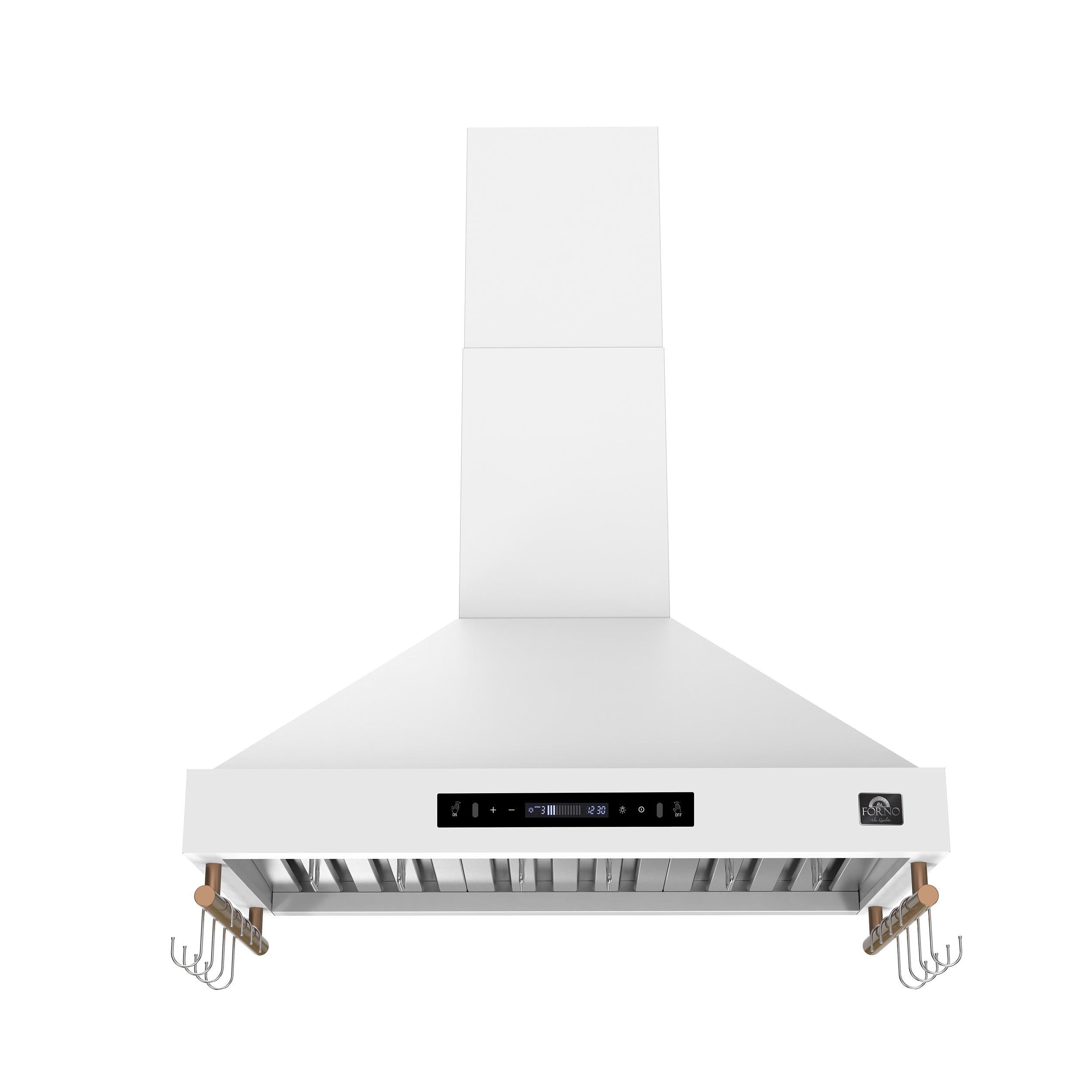 Venezia 36 Inch Wall-Mounted Range Hood in with Touch Controls and Baffle Filters FRHWM550336WHT
