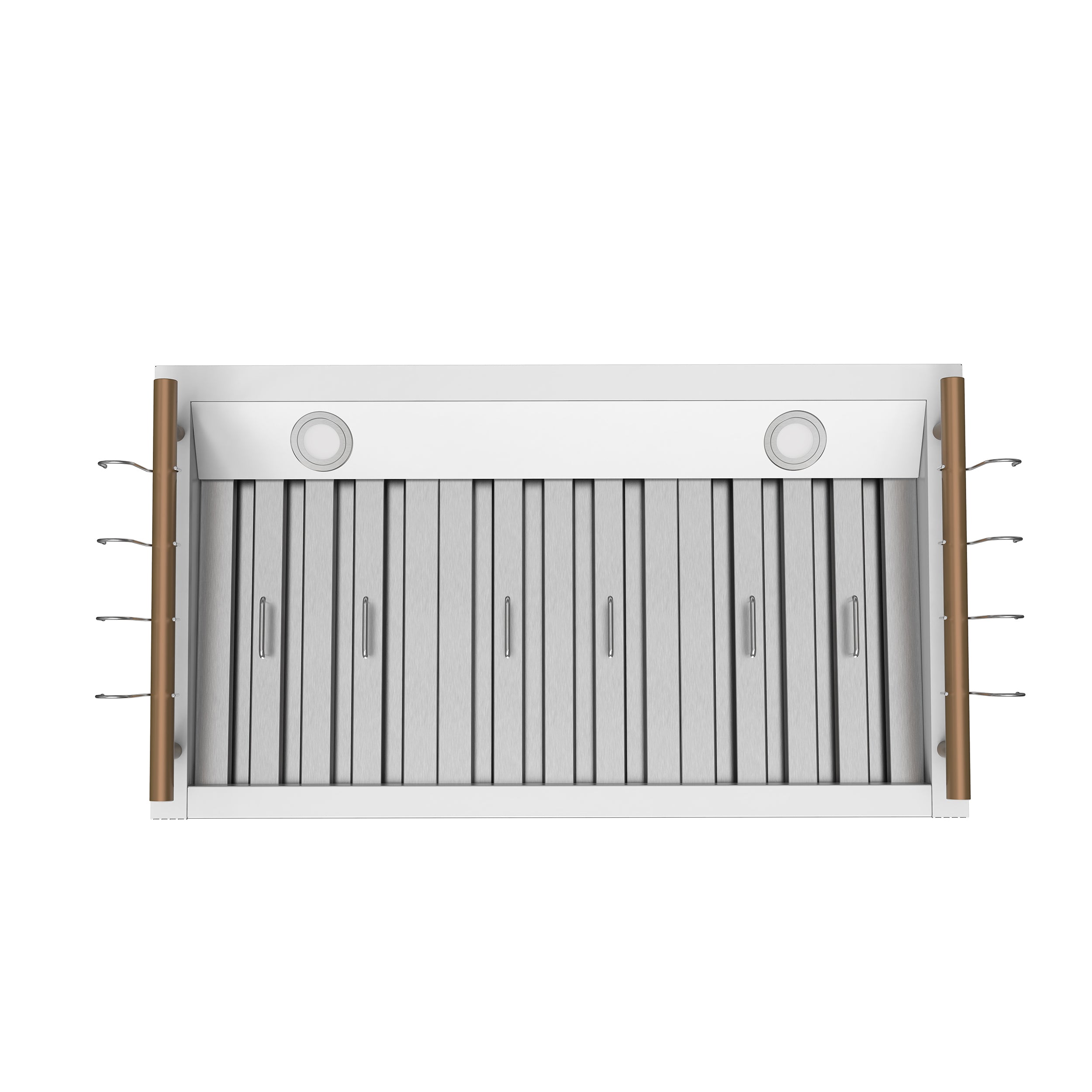 Venezia 36 Inch Wall-Mounted Range Hood in with Touch Controls and Baffle Filters FRHWM550336WHT