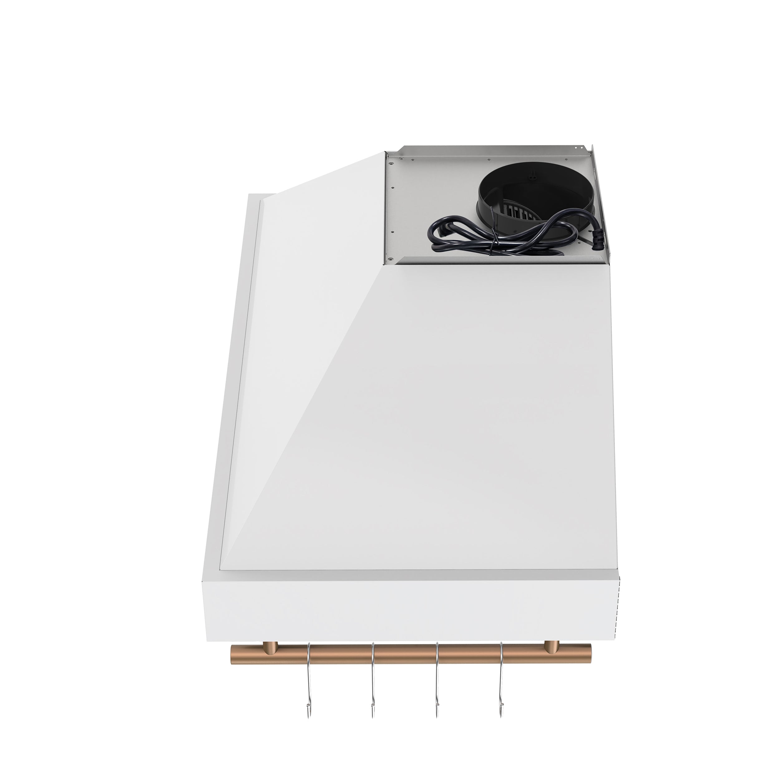 Venezia 36 Inch Wall-Mounted Range Hood in with Touch Controls and Baffle Filters FRHWM550336WHT