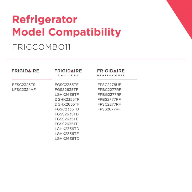 EPTWFU01, PAULTRA, and FRPFUFV2 Water and Air Filter Combo Kit with Produce Saver FRIGCOMBO11
