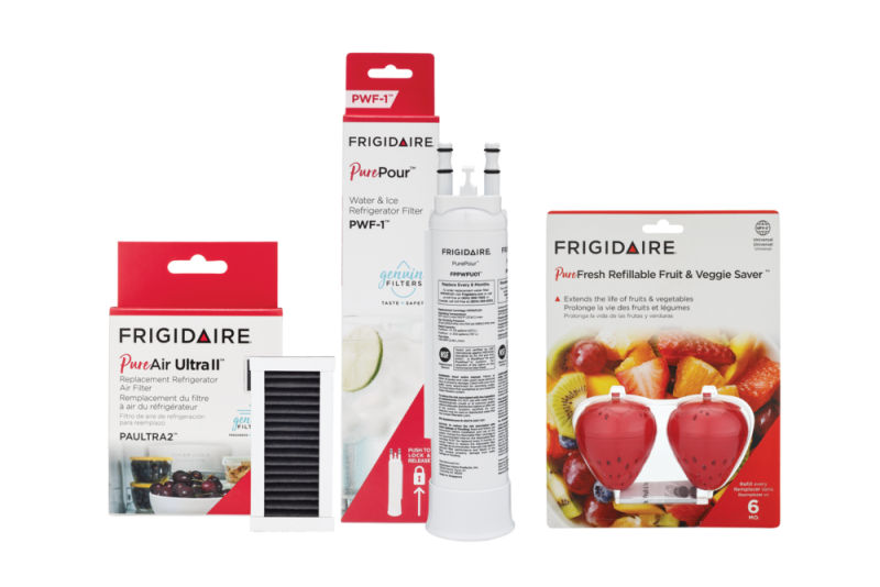 FPPWFU01, PAULTRA2, and FRPFUFV2 Water and Air Filter Combo Kit with Produce Saver FRIGCOMBO12