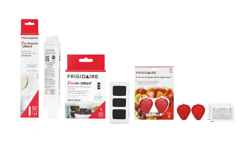 EPTWFU01, PAULTRA2, and FRPFUFV2 Water and Air Filter Combo Kit with Produce Saver FRIGCOMBO5