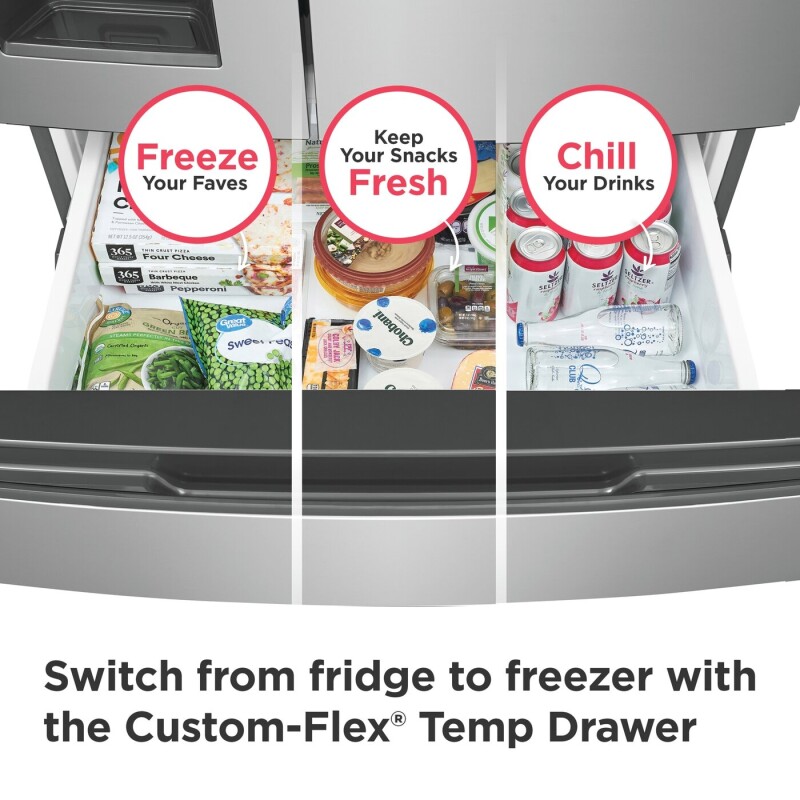 26 Cu. Ft. Standard-Depth 4-Door French Door Refrigerator FRMS2733AV
