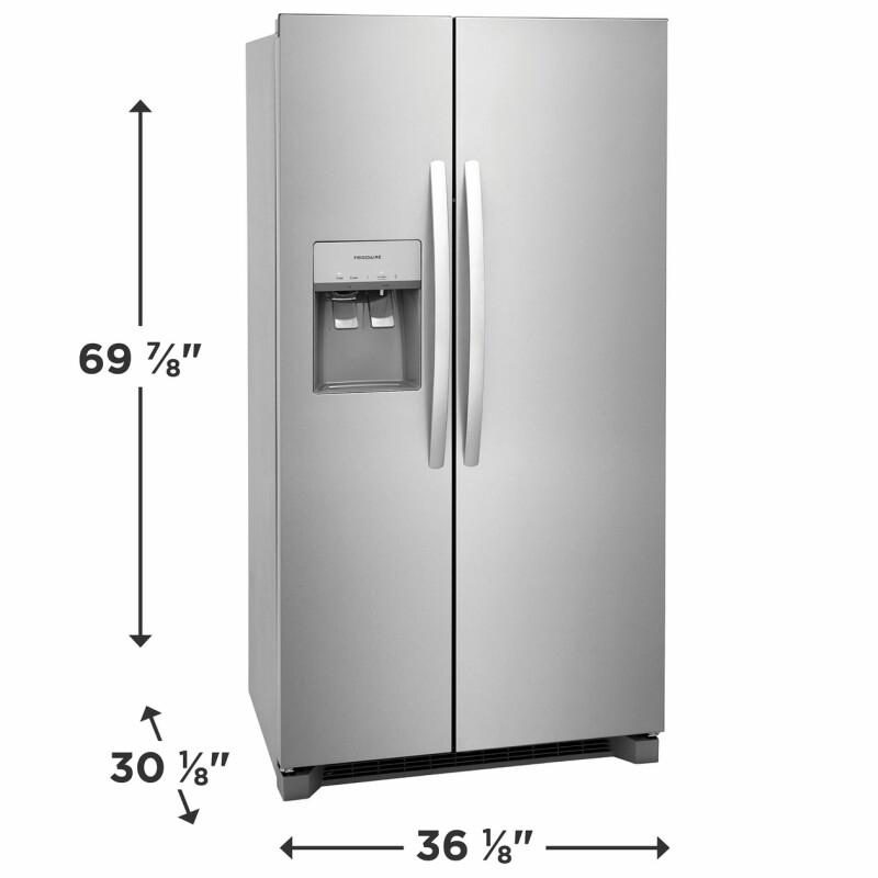 22.3 Cu. Ft. 36" Counter Depth Side by Side Refrigerator FRSC2333AS
