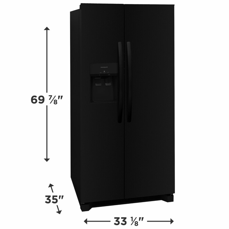 22.3 Cu. Ft. 33" Standard Depth Side by Side Refrigerator FRSS2323AB