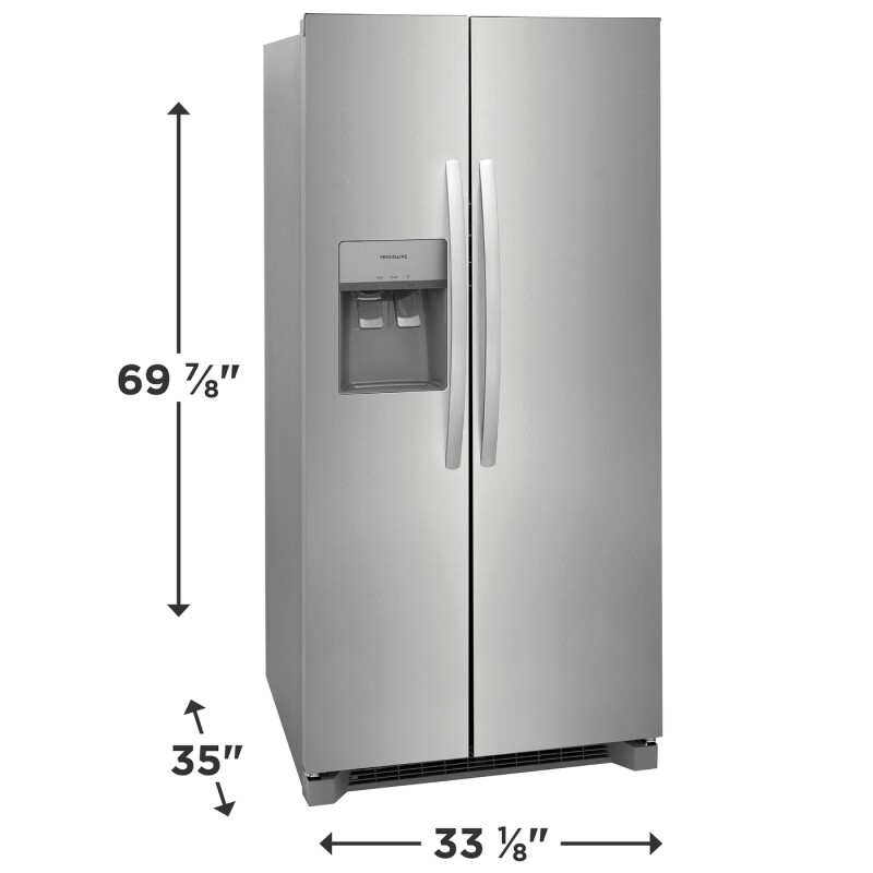 22.3 Cu. Ft. 33" Standard Depth Side by Side Refrigerator FRSS2323AS