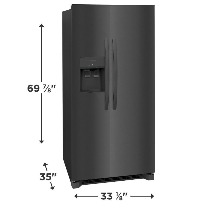 22.3 Cu. Ft. 33" Standard Depth Side by Side Refrigerator FRSS2323AW