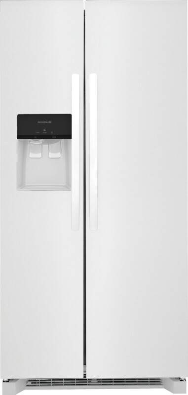 Frigidaire 22.3 Cu. Ft. 33" Standard Depth Side by Side Refrigerator White FRSS2323AW Picture 1
