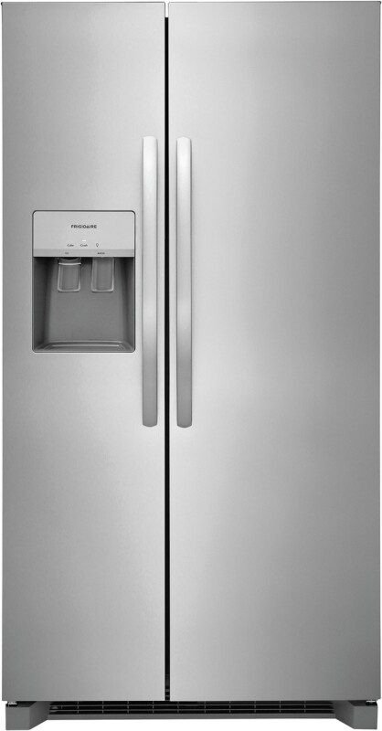Frigidaire 25.6 Cu. Ft. 36" Standard Depth Side by Side Refrigerator Stainless Steel FRSS2623AS Picture 1