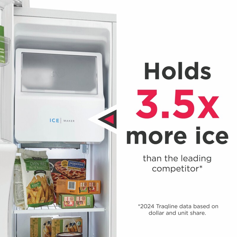 25.6 Cu. Ft. 36" Standard Depth Side by Side Refrigerator FRSS2623AW