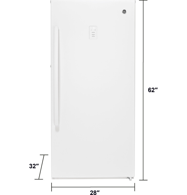 14.1 Cu. Ft. Frost-Free Garage Ready Upright Freezer FUF14DLRWW