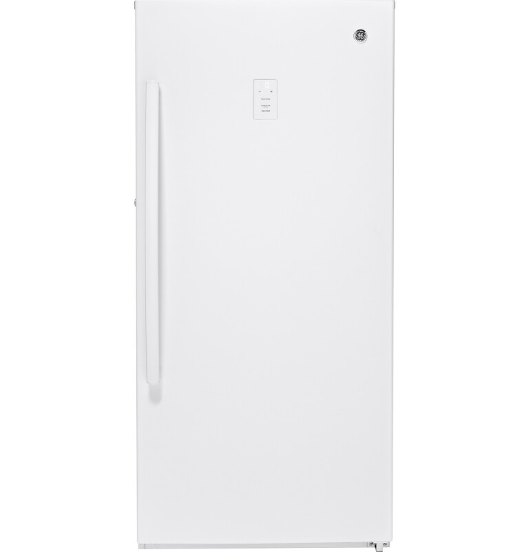 GE 14.1 Cu. Ft. Frost-Free Garage Ready Upright Freezer White FUF14SMRWW Picture 1