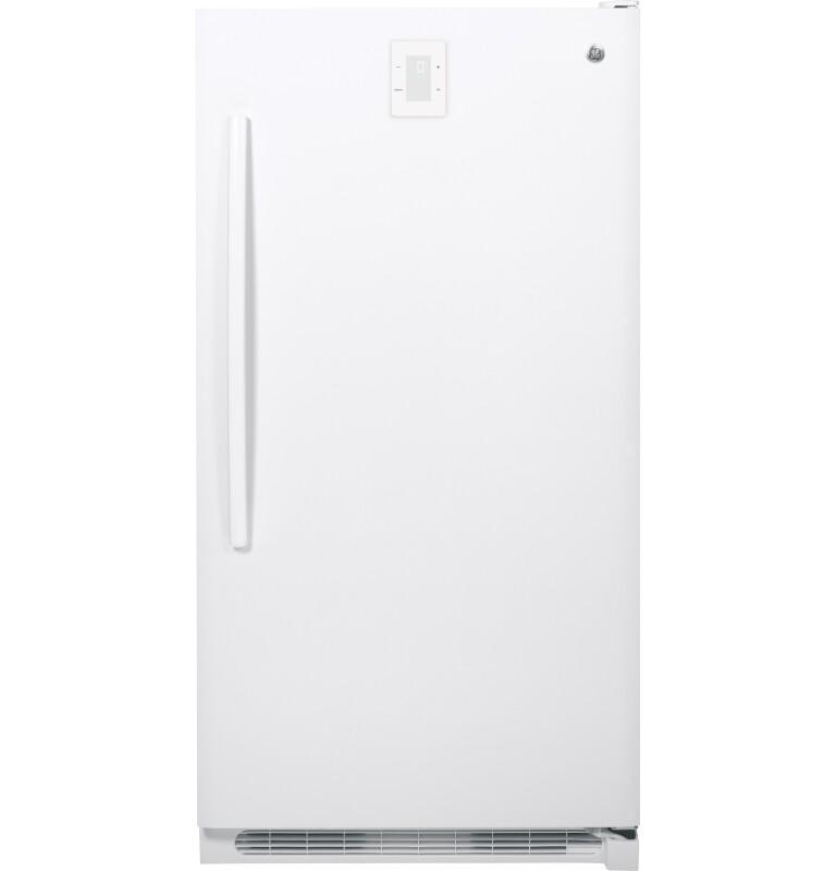 GE 17.3 Cu. Ft. Frost-Free Garage Ready Upright Freezer White FUF17DLRWW Picture 1