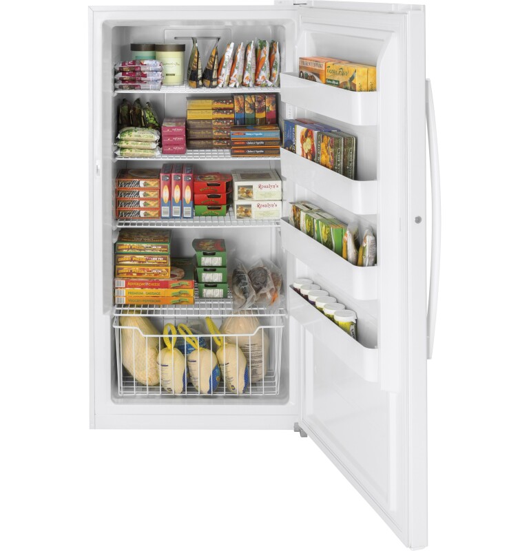 Ge® 17.3 Cu. Ft. Frost-free Garage Ready Upright Freezer FUF17SMRWW