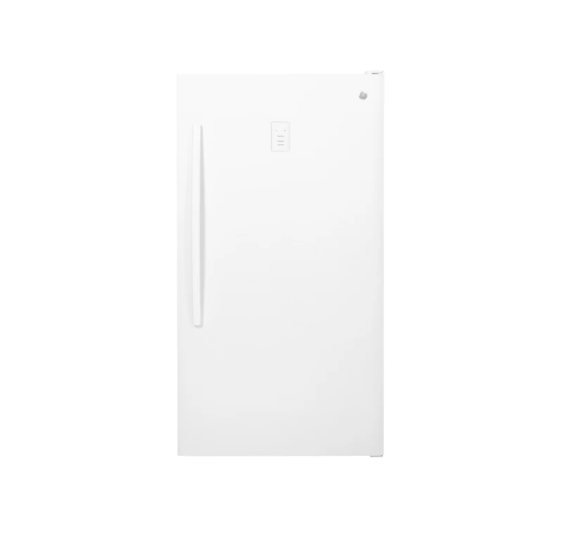 GE 17.3 Cu. Ft. Frost-Free Garage Ready Upright Freezer White FUF17SMRWW Picture 1