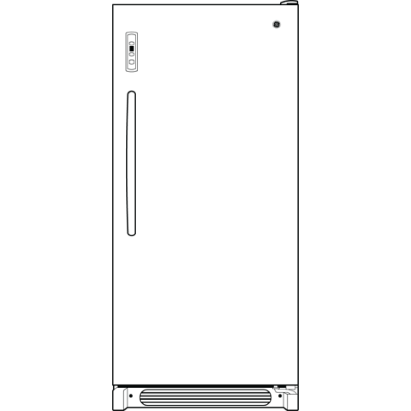 20.2 Cu. Ft. Frost-Free Upright Freezer FUF20DHRWW
