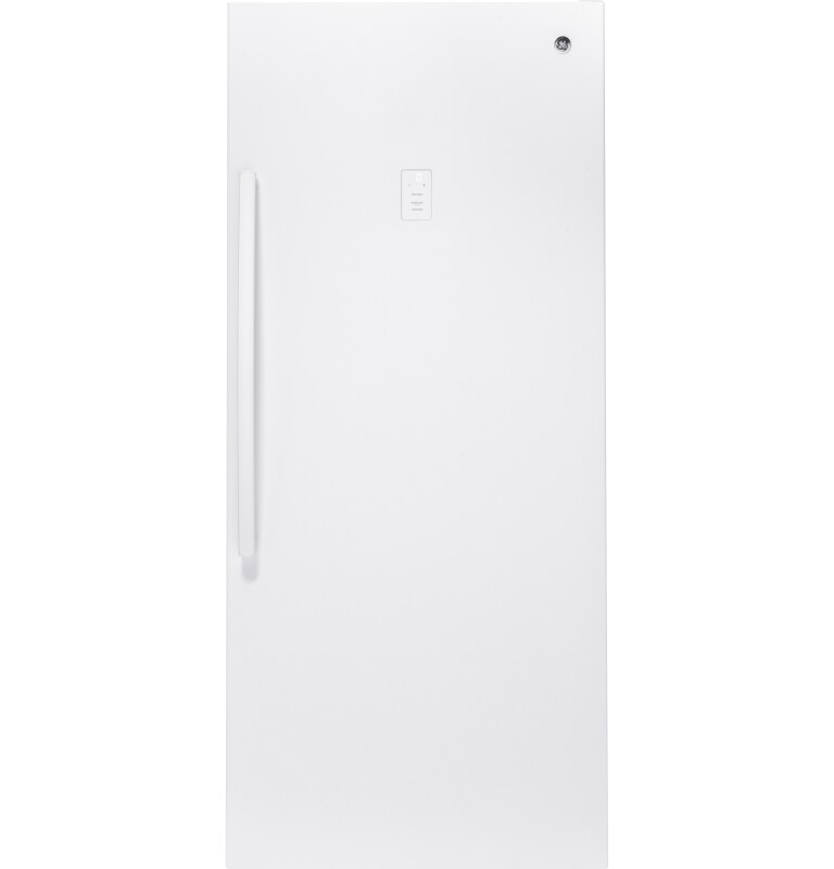 GE 21.3 Cu. Ft. Frost-Free Garage Ready Upright Freezer White FUF21DLRWW Picture 1
