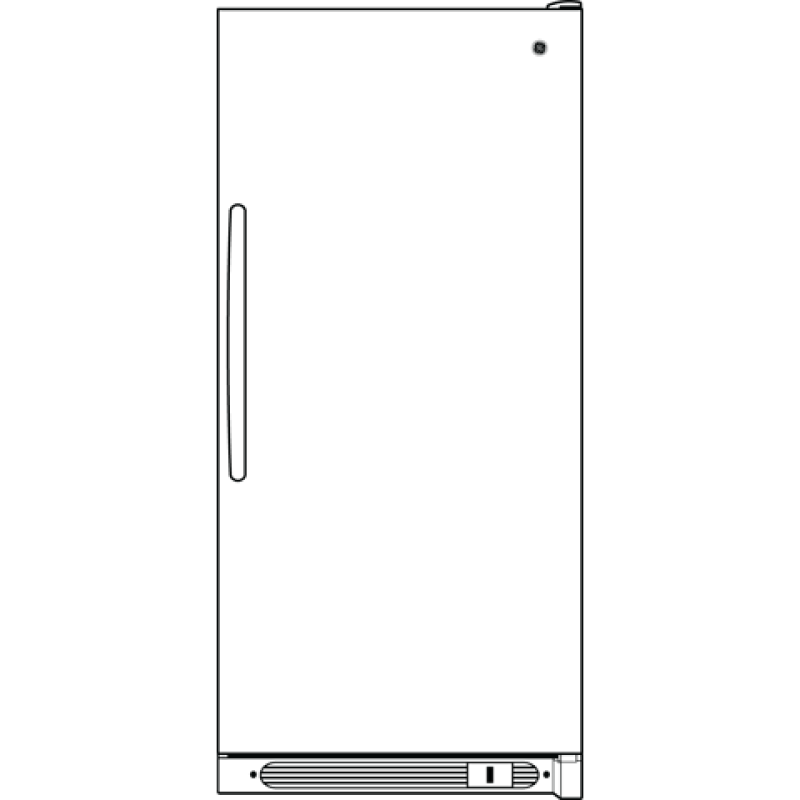 20.9 Cu. Ft. Manual Defrost Upright Freezer FUM21DHRWW