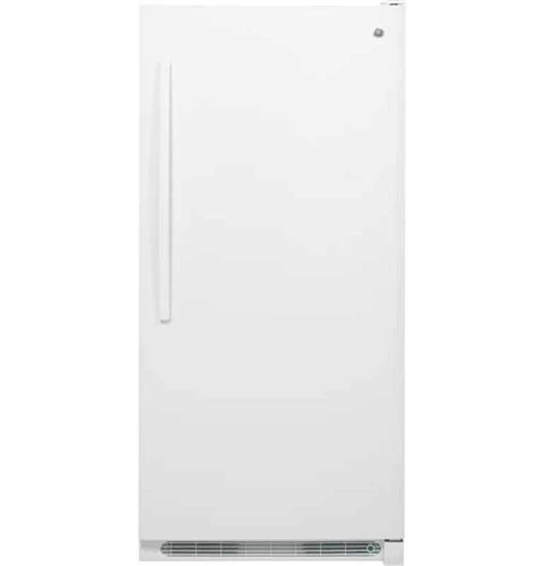 GE 20.9 Cu. Ft. Manual Defrost Upright Freezer White FUM21DHRWW Picture 1