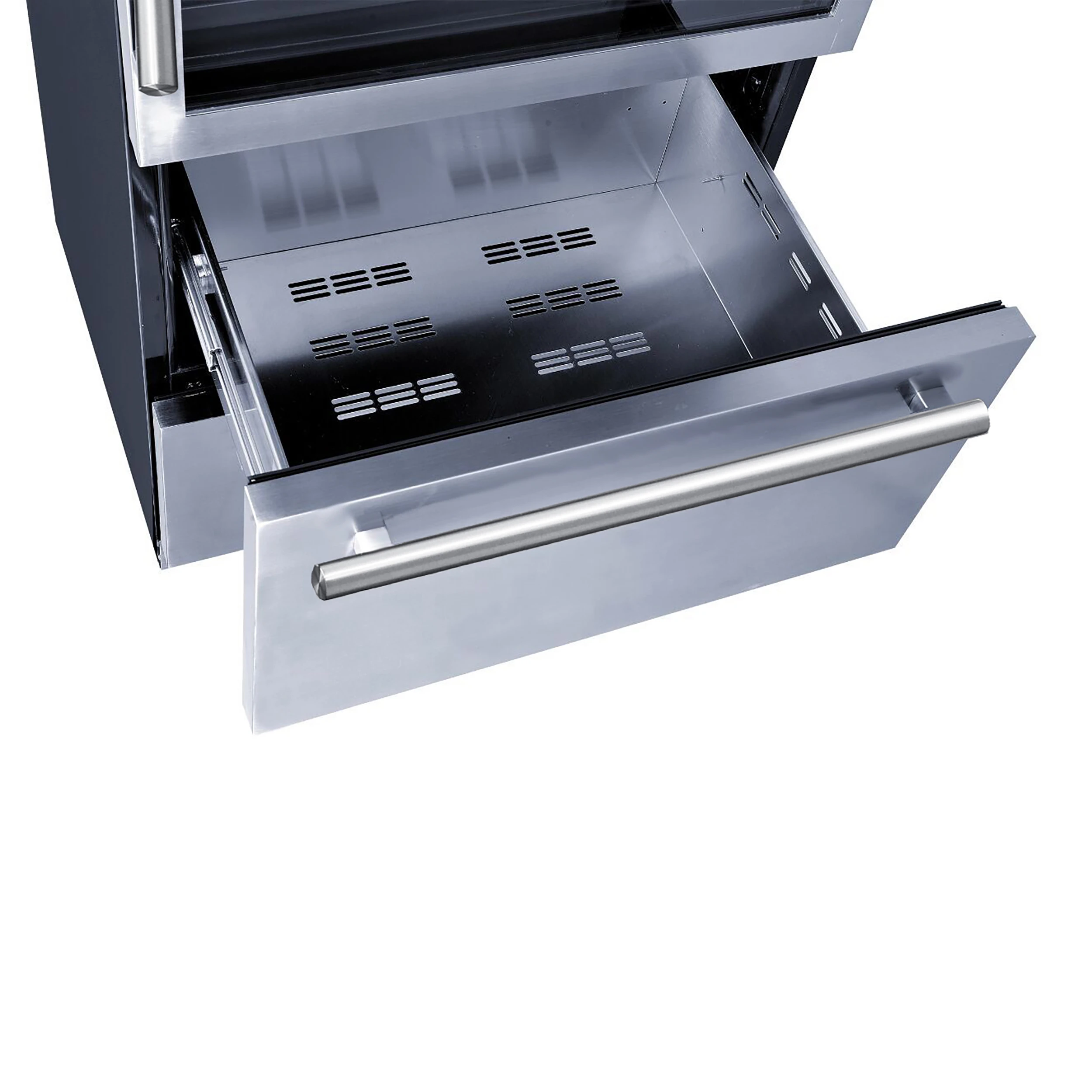 Capraia 30-Inch Dual Temperature Zone Wine Cooler, Up to 144 Bottles, Two Refrigerated Drawers, Adjustable Temperature Zones FWCDR666130S