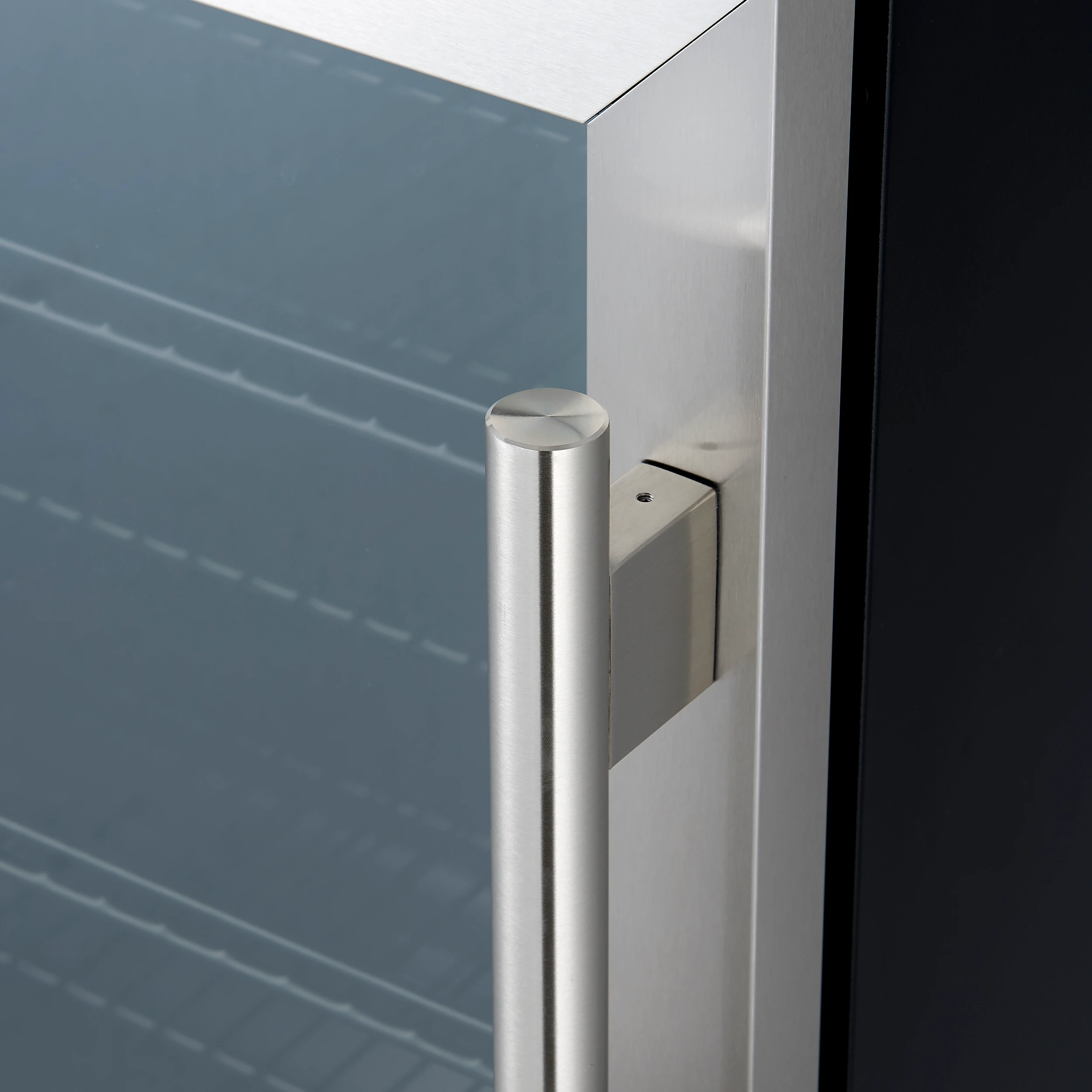 Frescolino 24 Inch Beverage Cooler, Stainless Steel, with LED Lighting, Triple Glass Door, 188 Can Capacity, Built-In or Freestanding FWCDR666524S