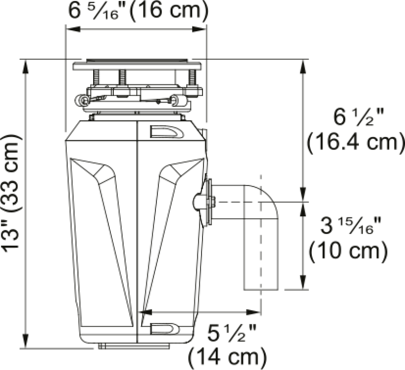 1/2 HP Food Waste Disposer FWDS50