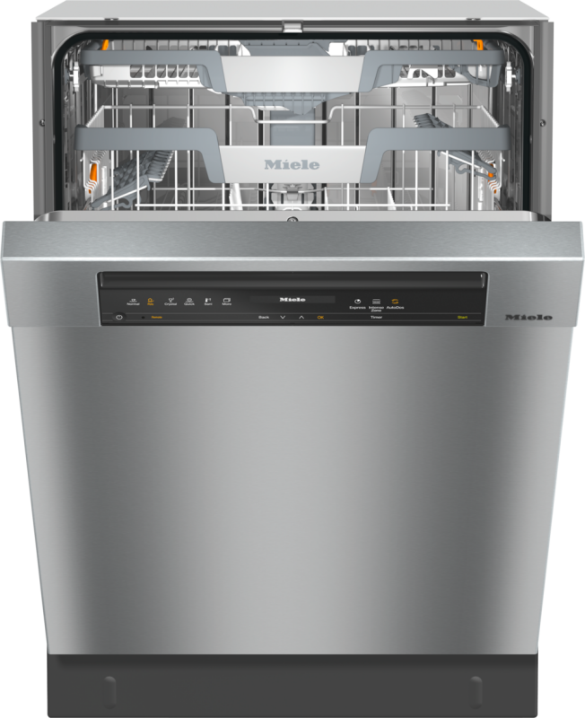 Built‑under dishwasher with Automatic Dispensing thanks to AutoDos with integrated PowerDisk. G7316SCUXXL