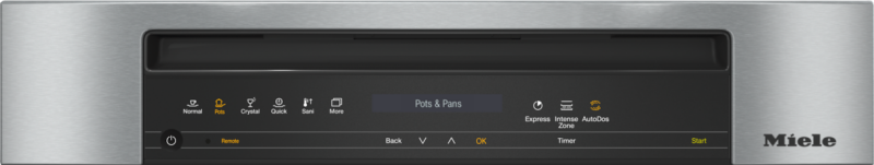 Built‑under dishwasher with Automatic Dispensing thanks to AutoDos with integrated PowerDisk. G7316SCUXXL