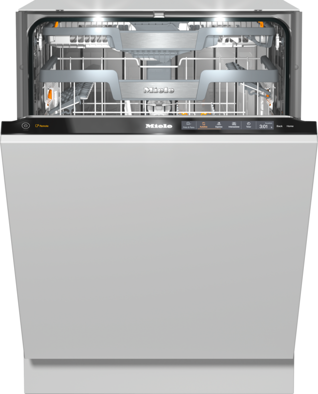 Fully integrated dishwashers – the all-rounder for handleless kitchen designs. G7966SCVIXXL