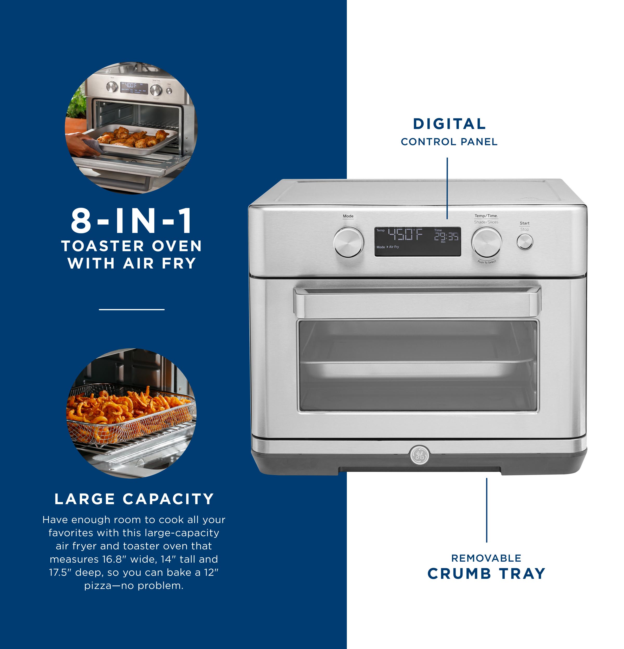 Digital Air Fry 8-in-1 Toaster Oven G9OAAASSPSS