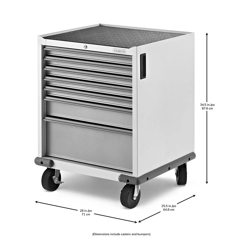 Premier Pre-Assembled 7 Drawer Modular Tool Storage Cabinet GAGD277DKW