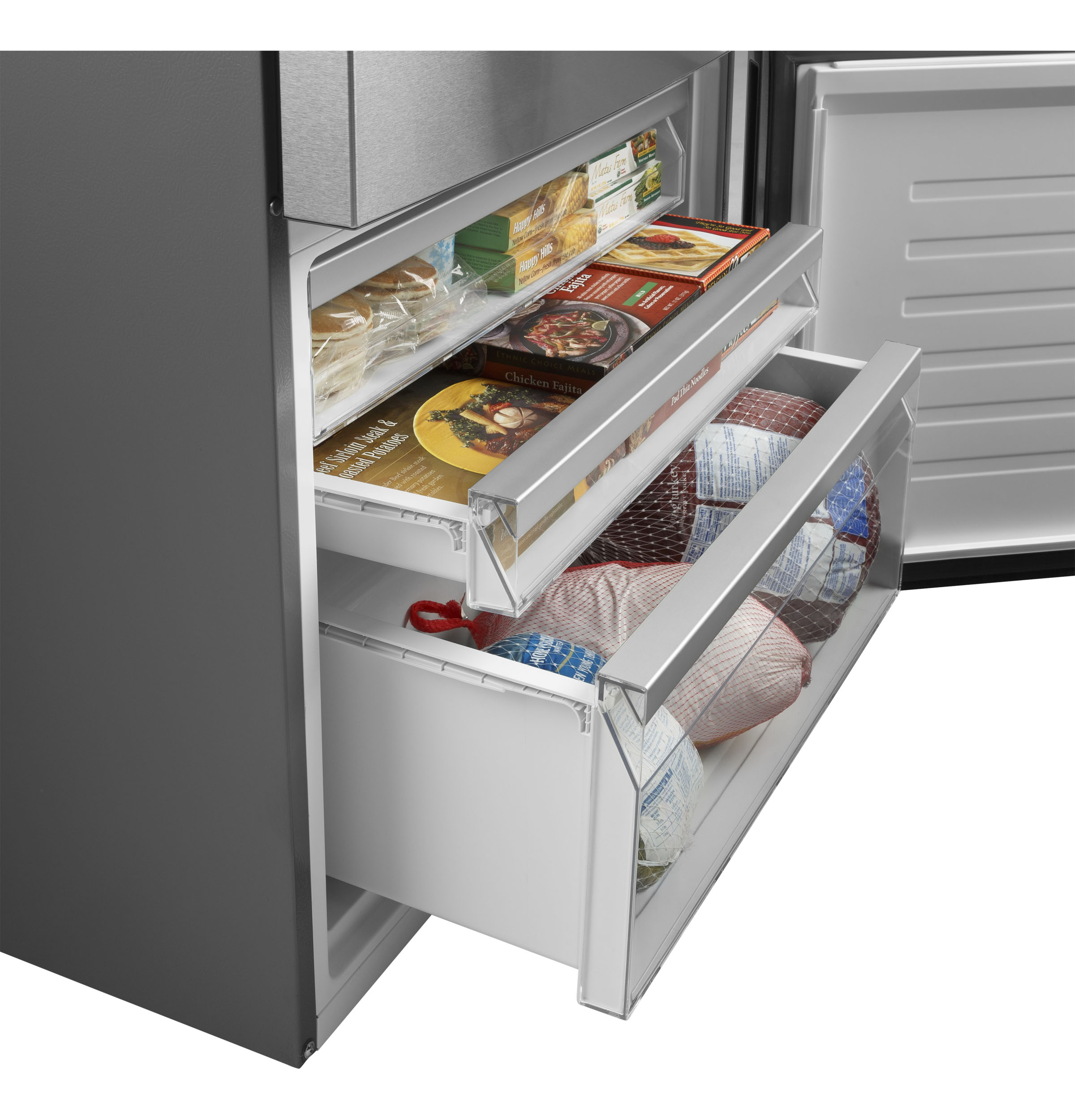 17.7 Cu. Ft. Counter-Depth Bottom-Freezer Refrigerator GBE17HYRFS