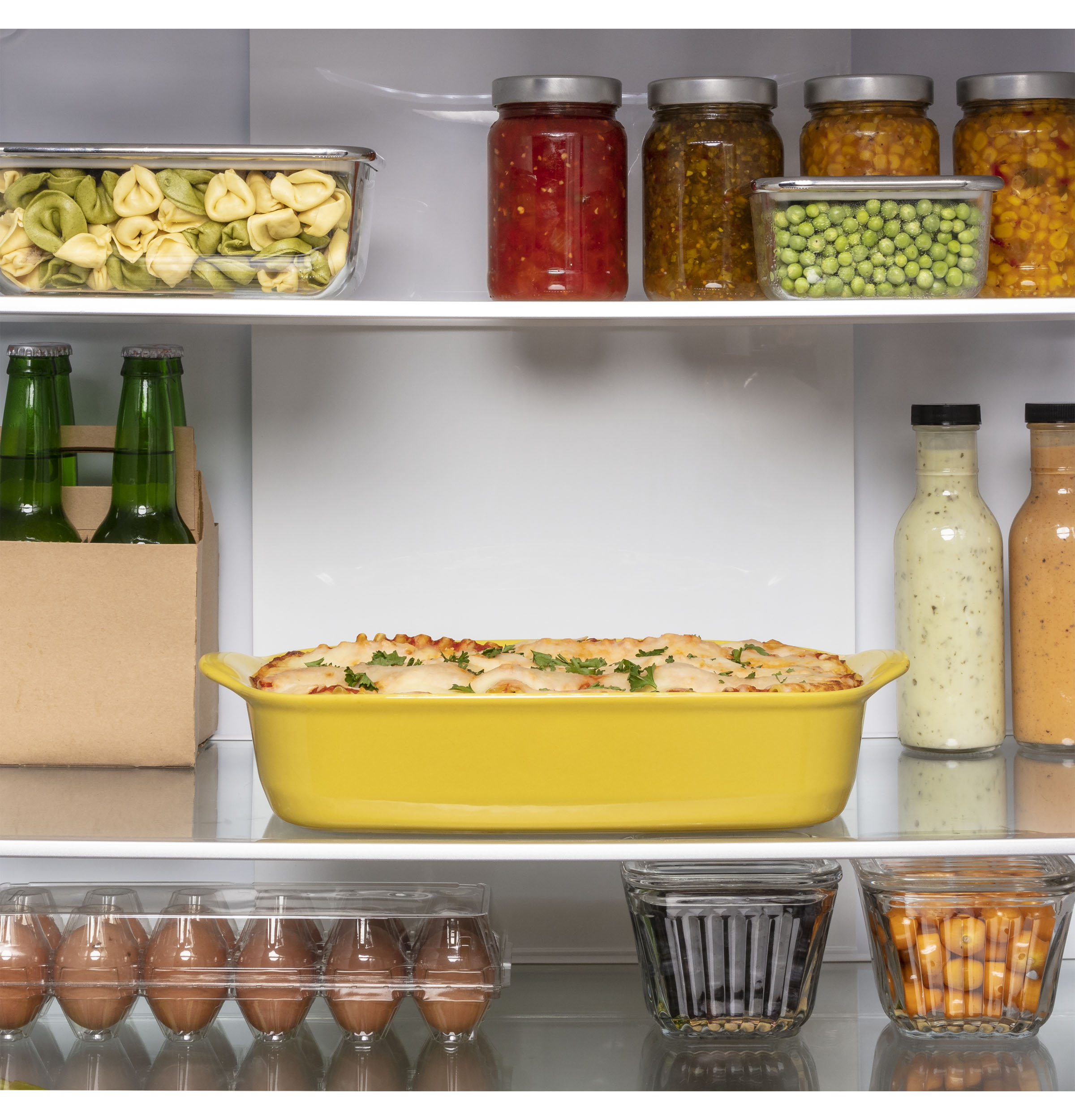 17.7 Cu. Ft. Counter-Depth Bottom-Freezer Refrigerator GBE17HYRFS