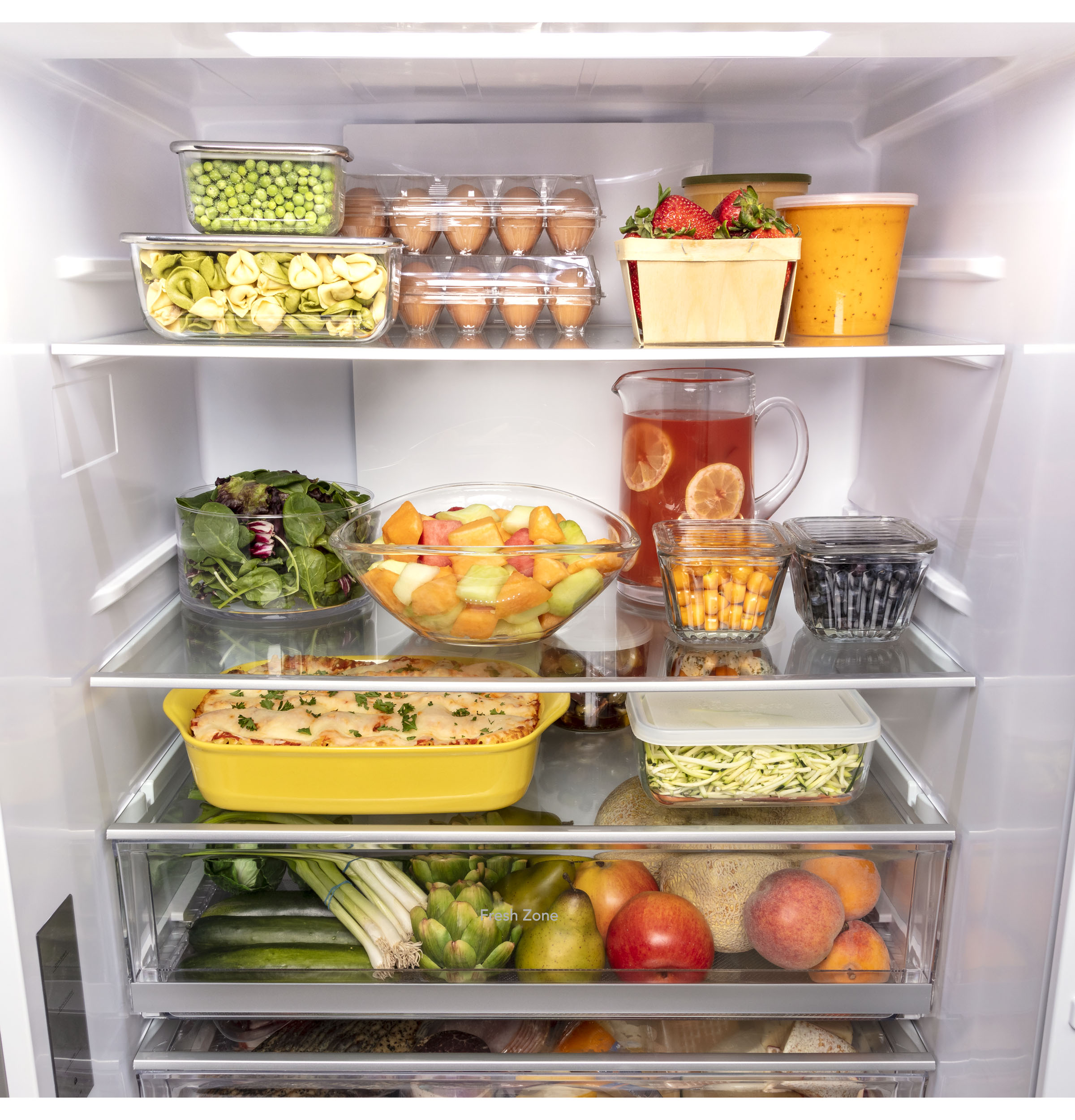 17.7 Cu. Ft. Counter-Depth Bottom-Freezer Refrigerator GBE17HYRFS