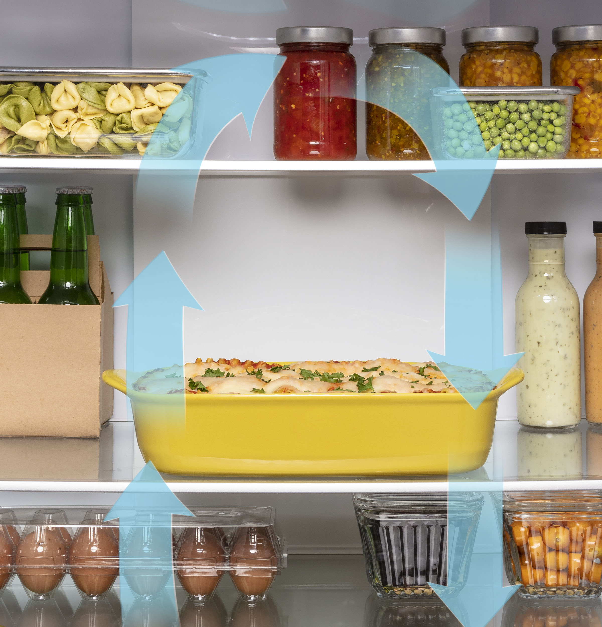 17.7 Cu. Ft. Counter-Depth Bottom-Freezer Refrigerator GBE17HYRFS