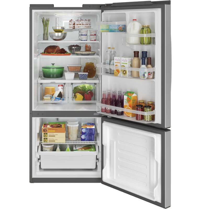 21.0 Cu. Ft. Bottom-Freezer Refrigerator GBE21DSKSS